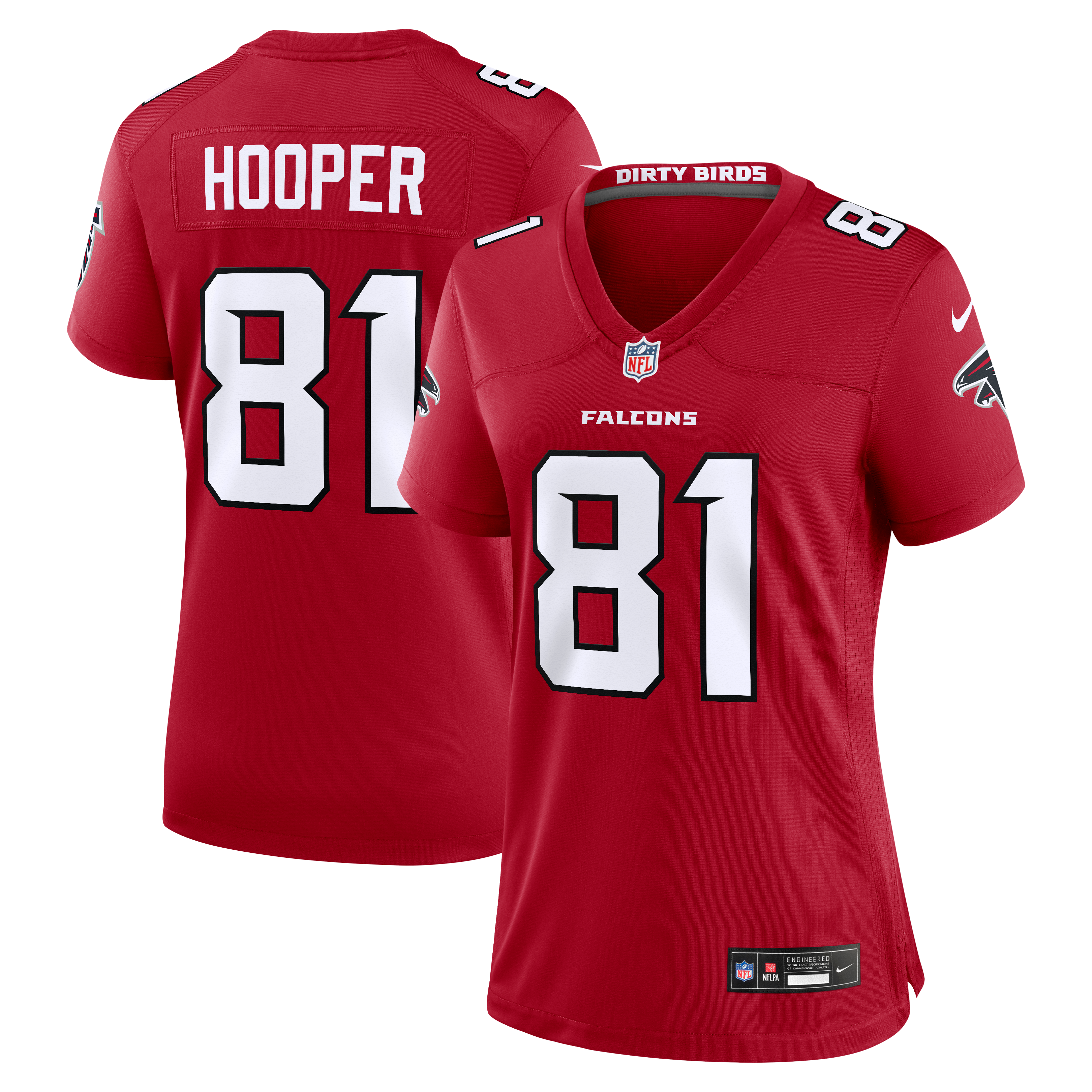 Women's Atlanta Falcons Austin Hooper Nike Red Team Game Jersey