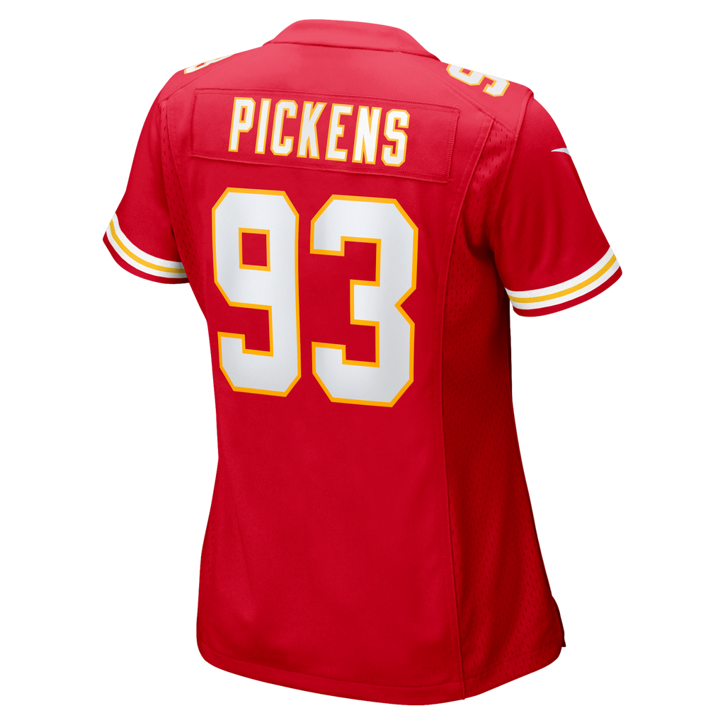 Women's Kansas City Chiefs Zacch Pickens Nike Red Team Game Jersey