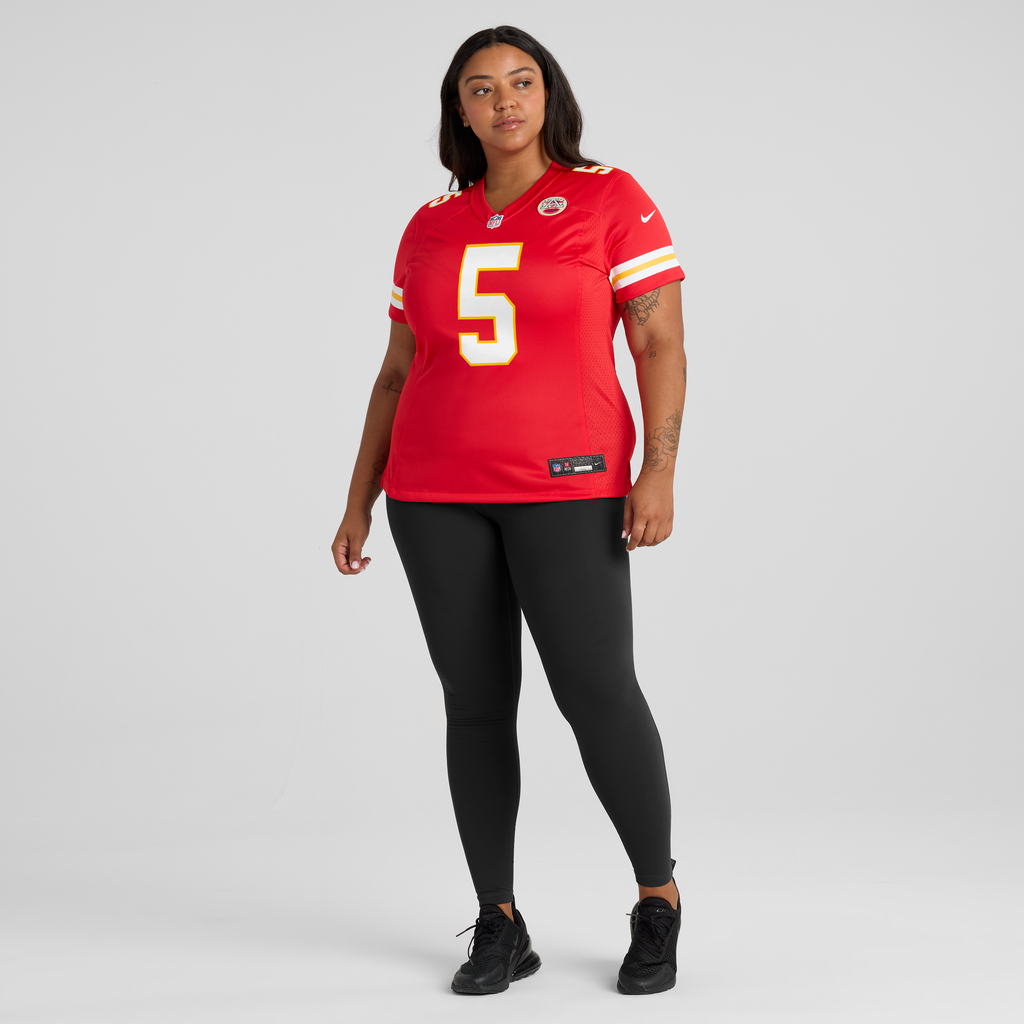 Women's Kansas City Chiefs Mansoor Delane Nike Red Game Jersey