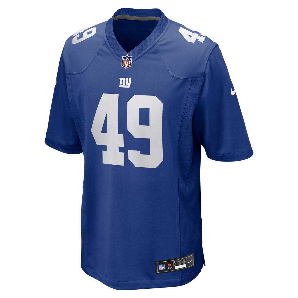 Men's New York Giants Tremaine Edmunds Nike Royal Team Game Jersey