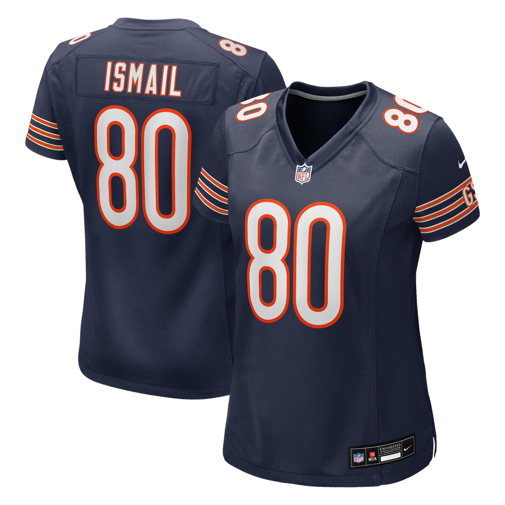 Women's Chicago Bears Qadir Ismail Nike Navy Team Game Jersey