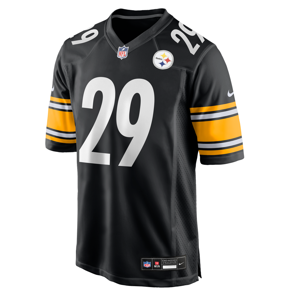 Men's Pittsburgh Steelers Eli Heidenreich Nike Black Team Game Jersey