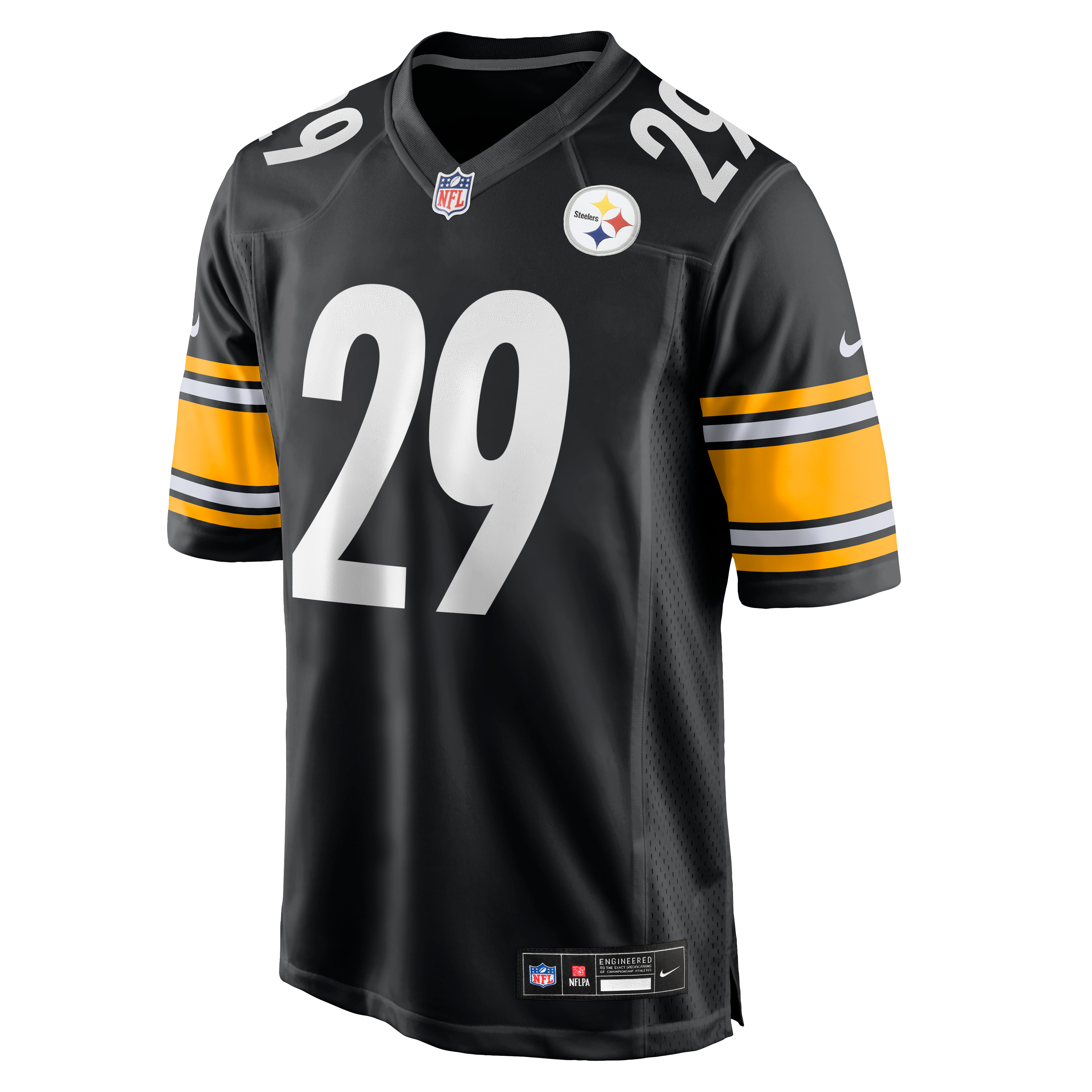 Men's Pittsburgh Steelers Eli Heidenreich Nike Black Team Game Jersey