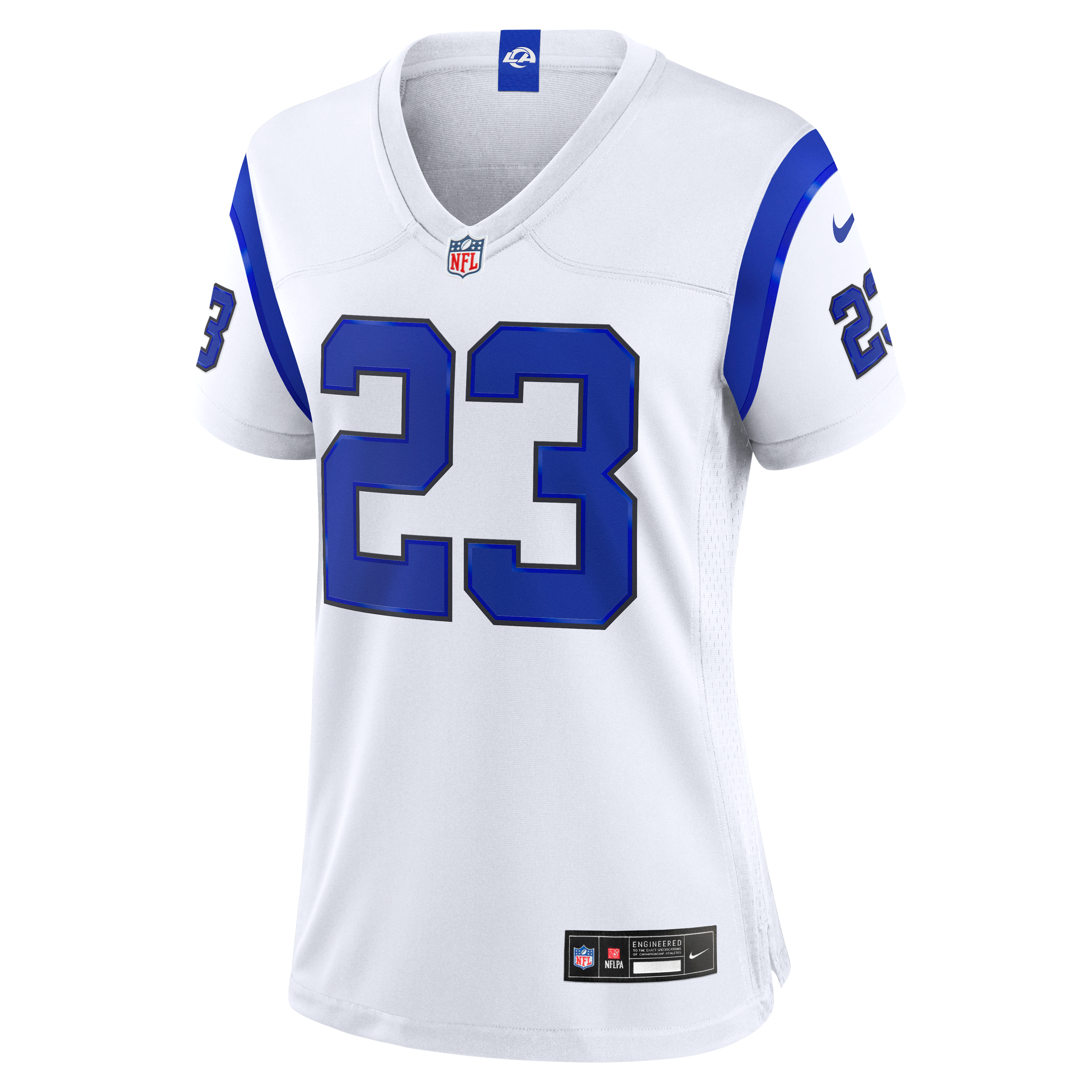 Women's Los Angeles Rams Kyren Williams Nike Fearsome White Game Jersey