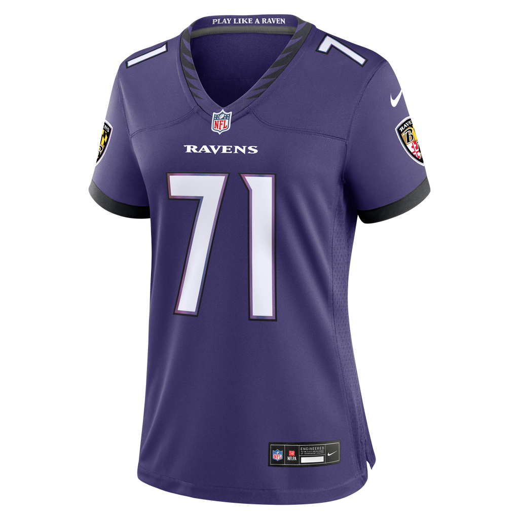 Women's Baltimore Ravens Olaivavega Ioane Nike Purple Team Game Jersey