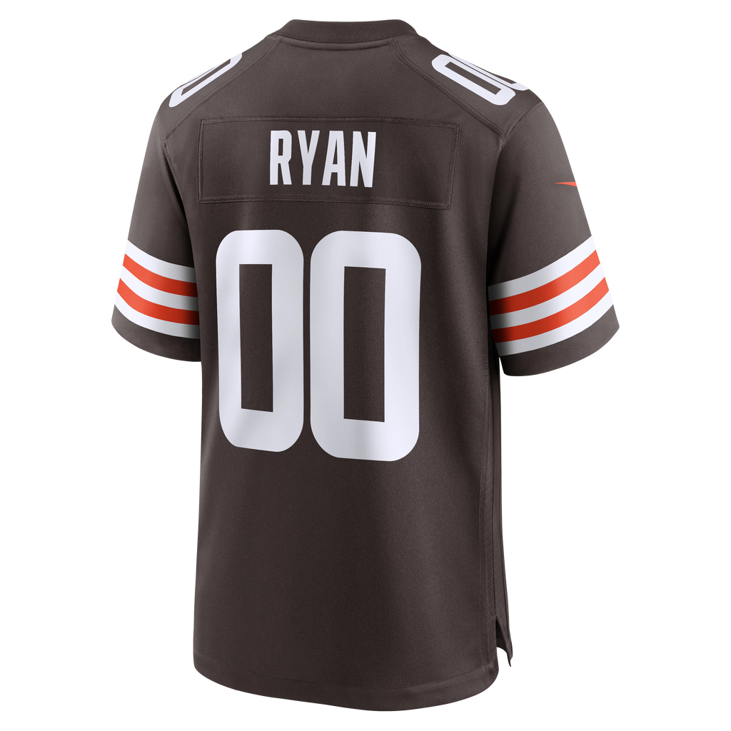 Men's Cleveland Browns Carsen Ryan Nike Brown Game Jersey