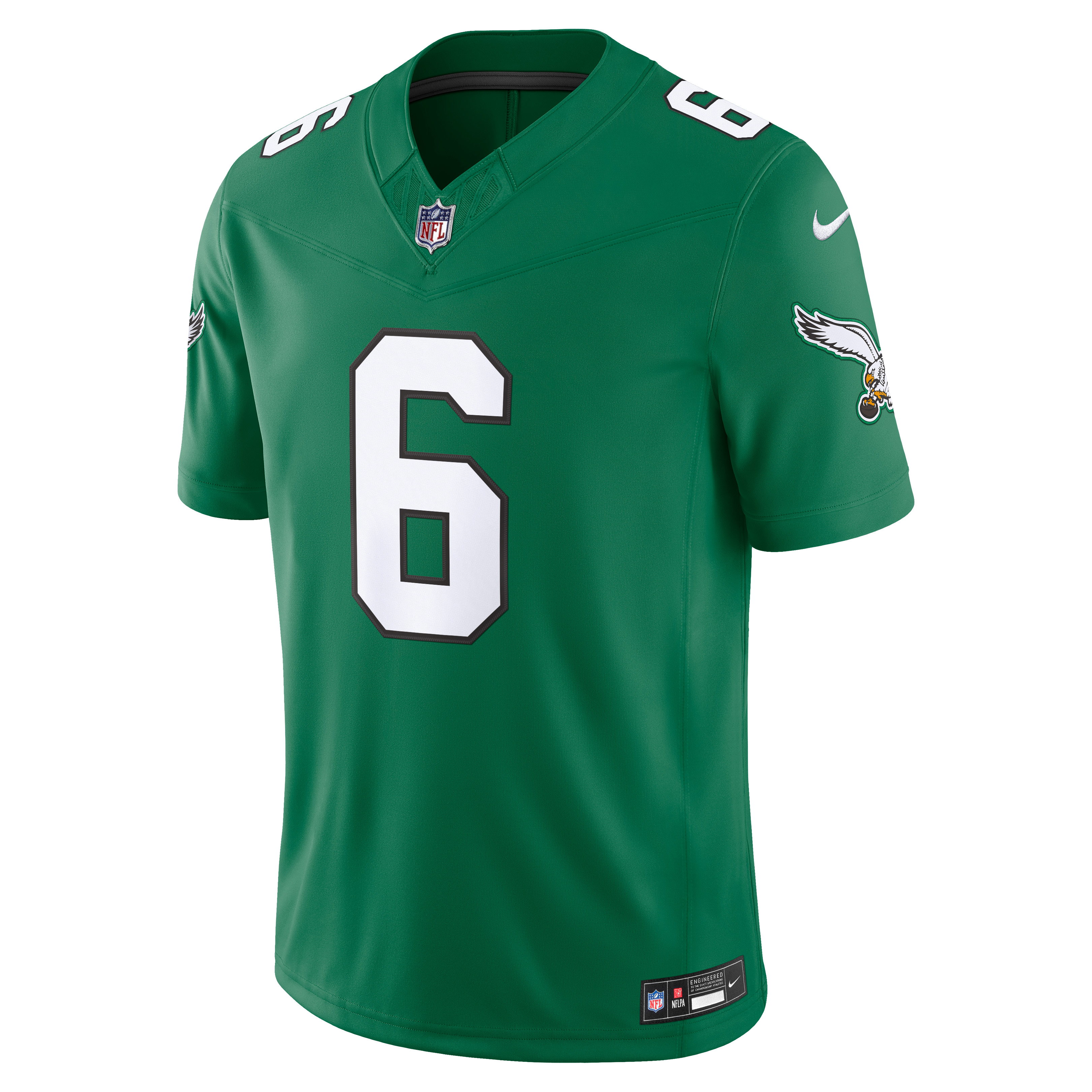 Men's Philadelphia Eagles Devonta Smith Nike Kelly Green Alternate Vapor Fuse Stitched Limited Jersey