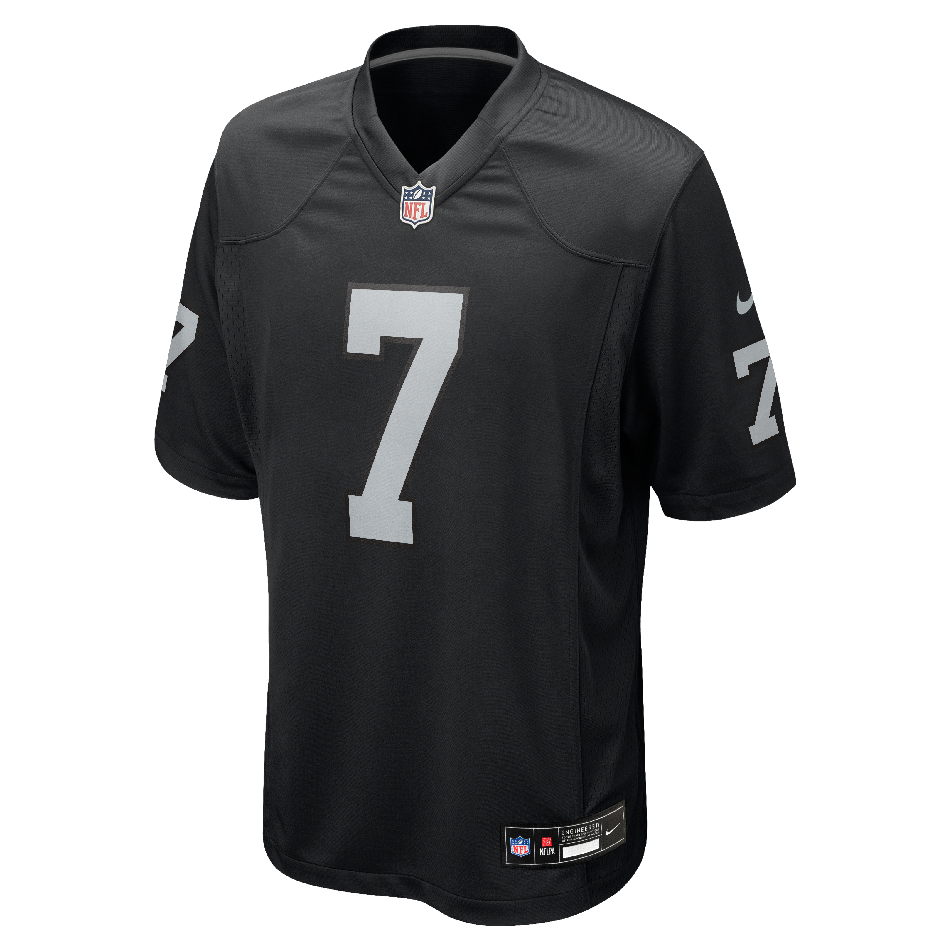 Men's Las Vegas Raiders Quay Walker Nike Black Team Game Jersey
