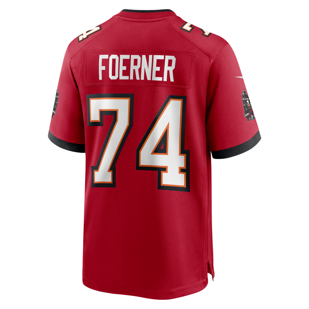 Men's Tampa Bay Buccaneers Marshall Foerner Nike Red Team Game Jersey