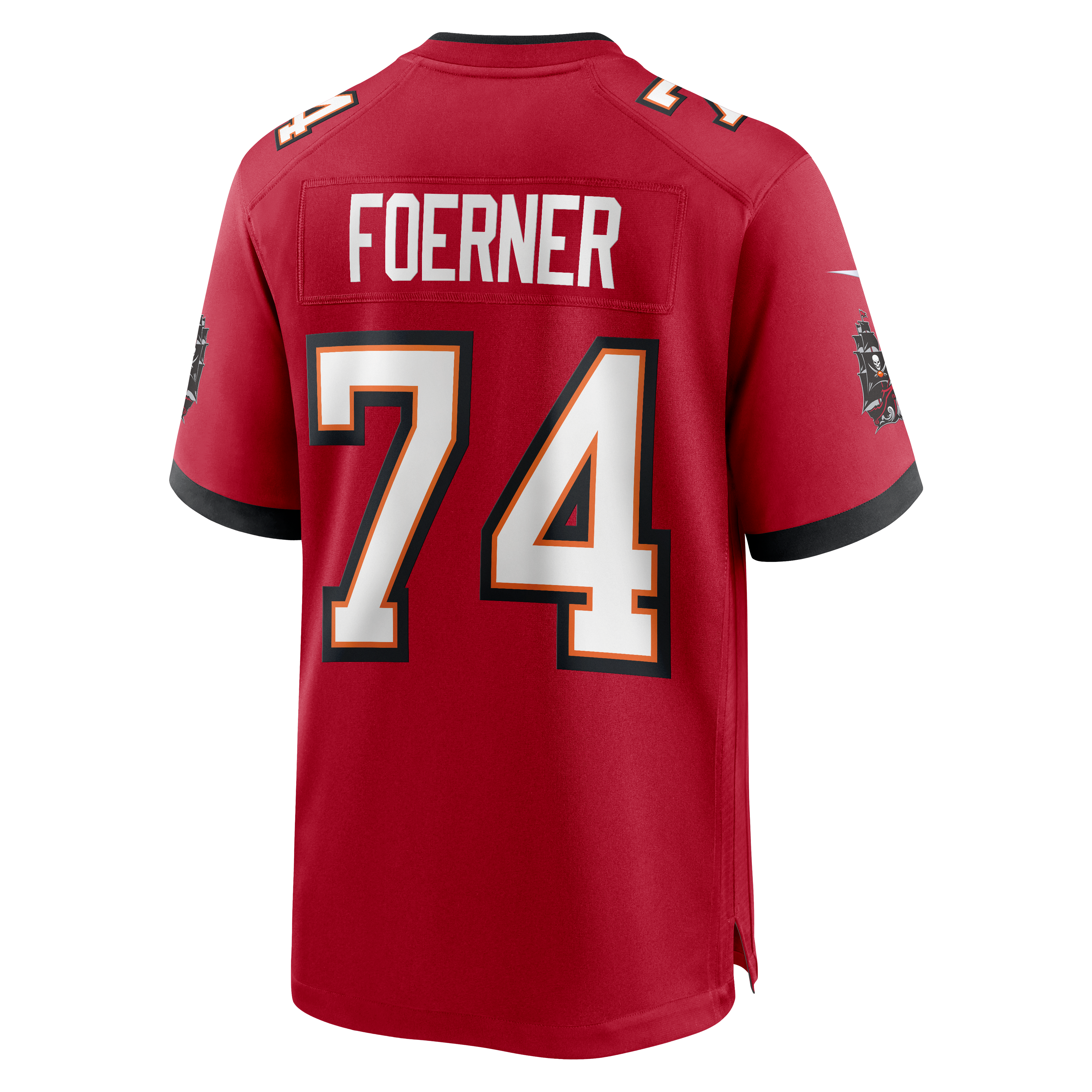 Men's Tampa Bay Buccaneers Marshall Foerner Nike Red Team Game Jersey