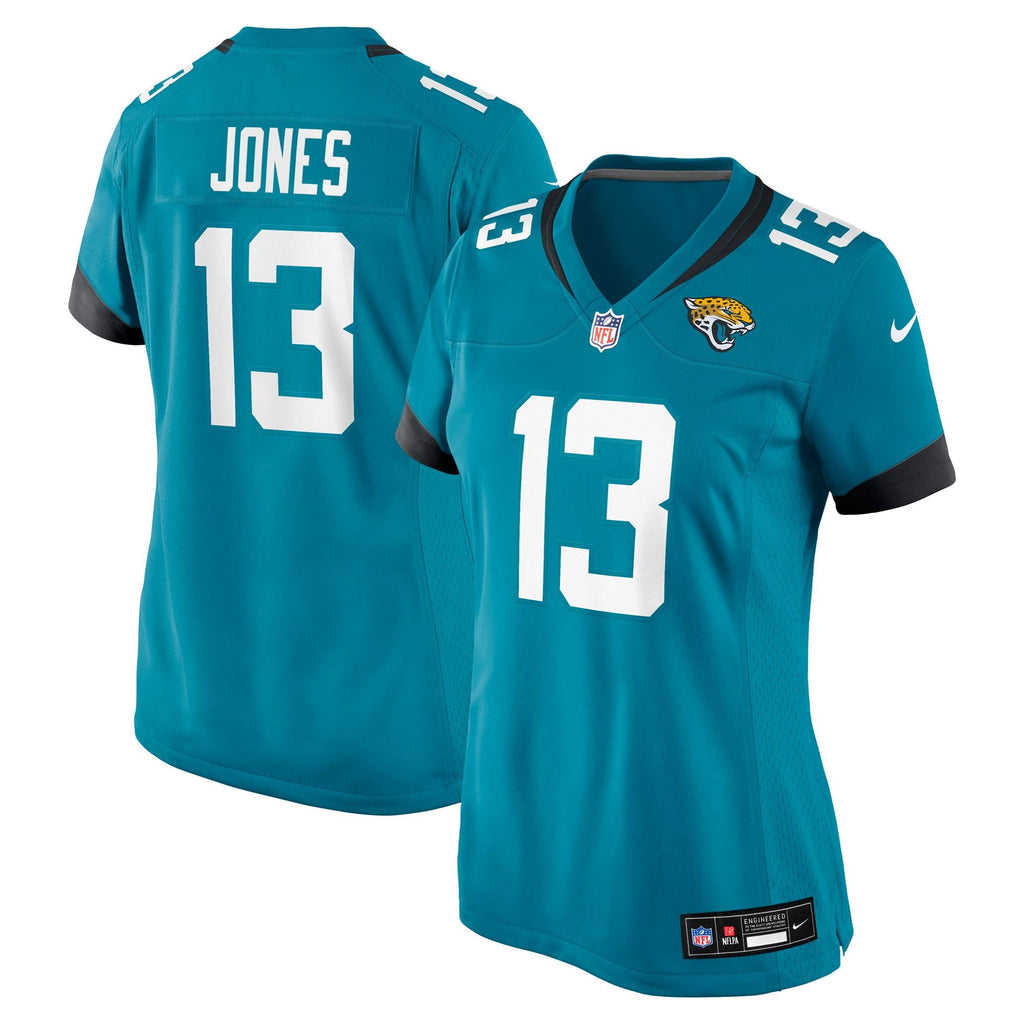 Women's Jacksonville Jaguars Tim Jones Nike Teal Team Game Jersey
