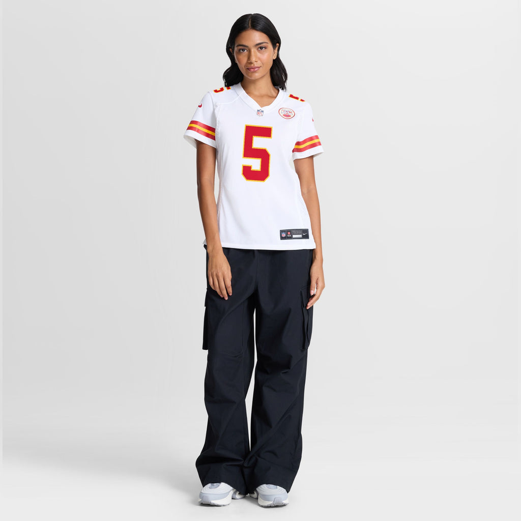 Women's Kansas City Chiefs Mansoor Delane Nike White Game Jersey