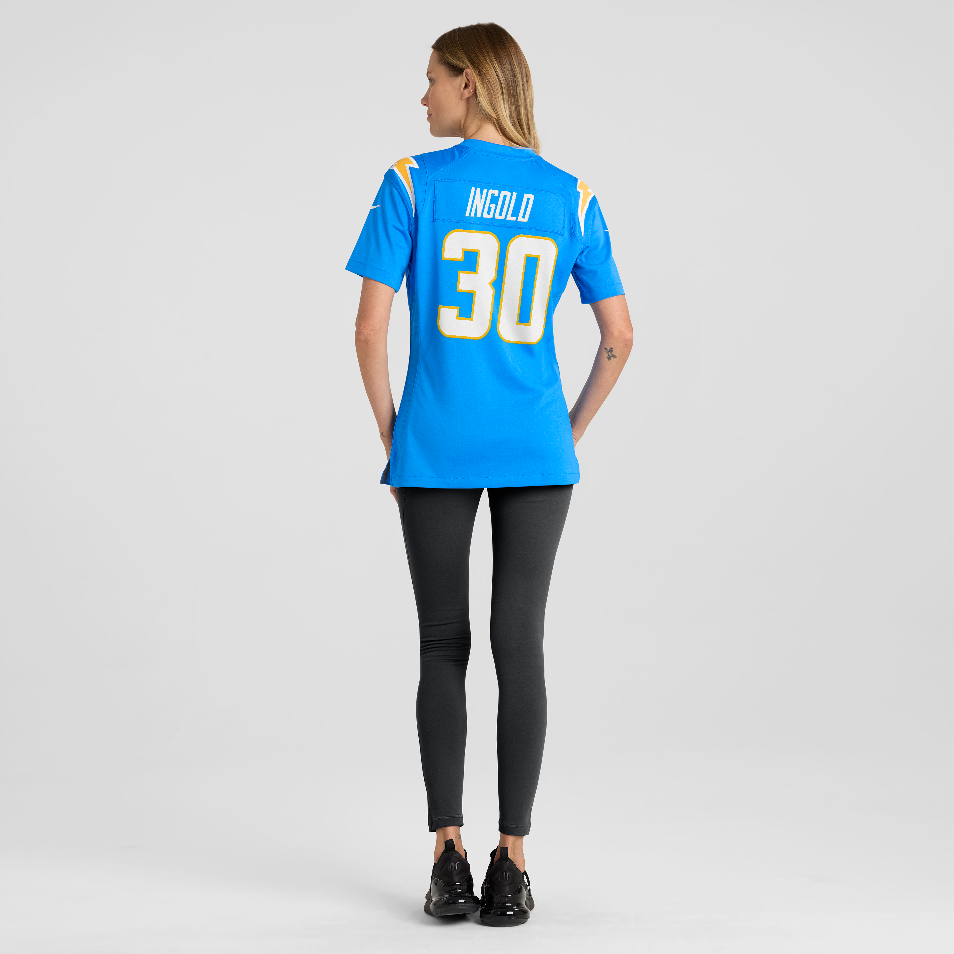 Women's Los Angeles Chargers Alec Ingold Nike Powder Blue Team Game Jersey
