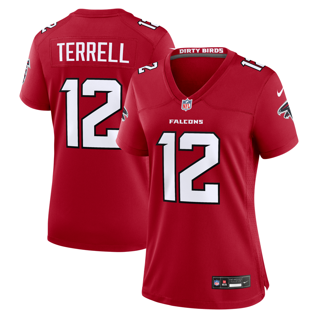 Women's Atlanta Falcons Avieon Terrell Nike Red Team Game Jersey