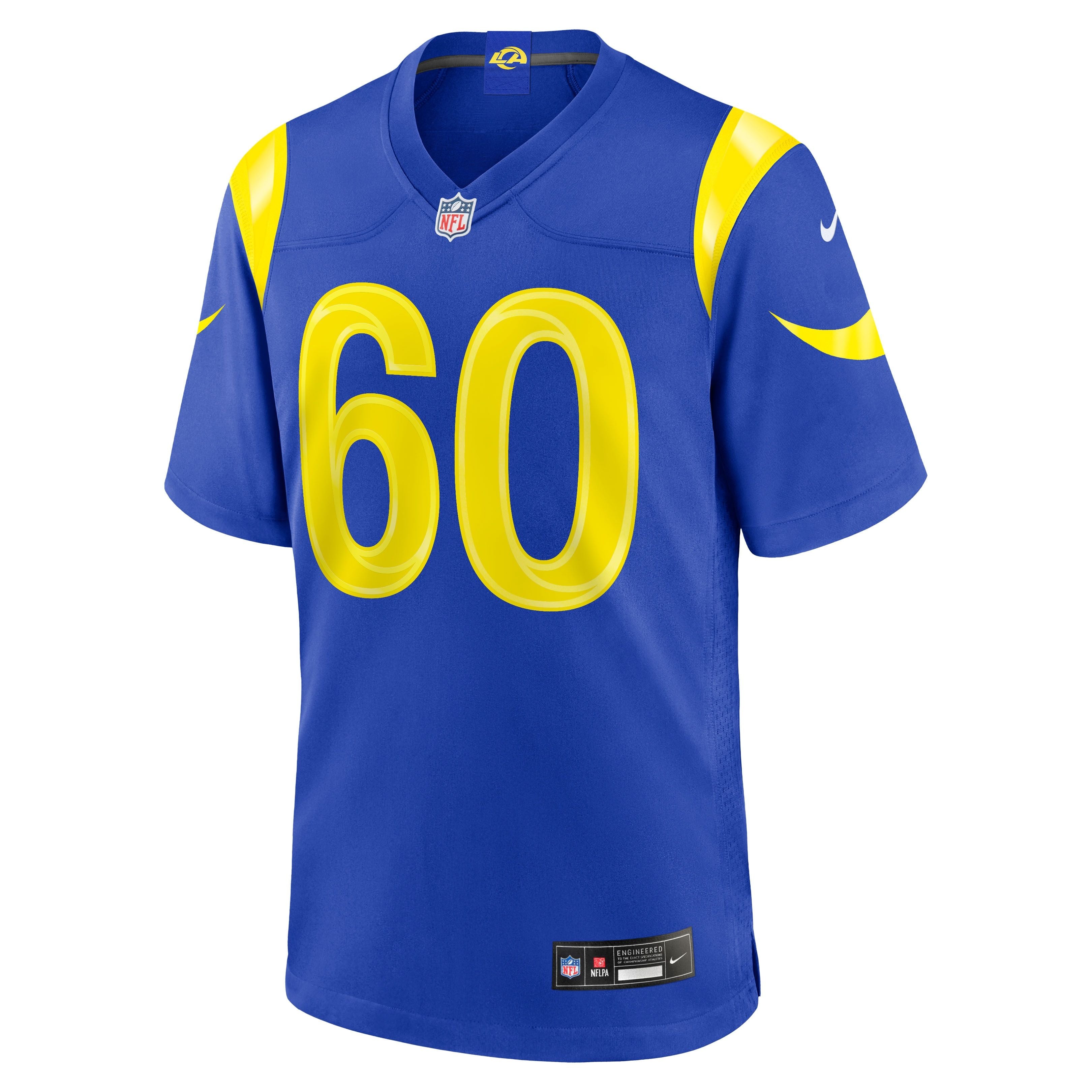 Men's Los Angeles Rams Wyatt Bowles Nike Royal Team Game Jersey