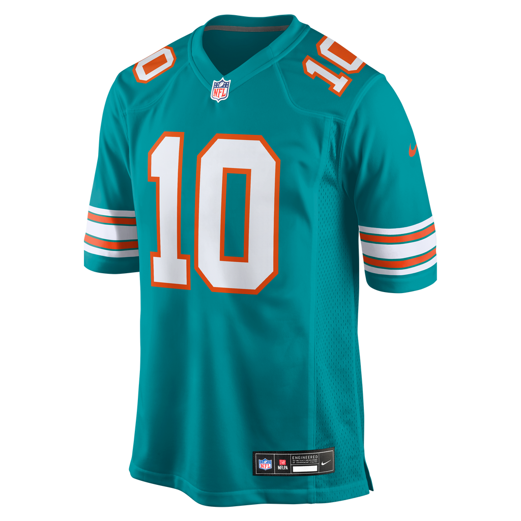 Men's Miami Dolphins Jacob Rodriguez Nike Aqua Alternate Game Jersey