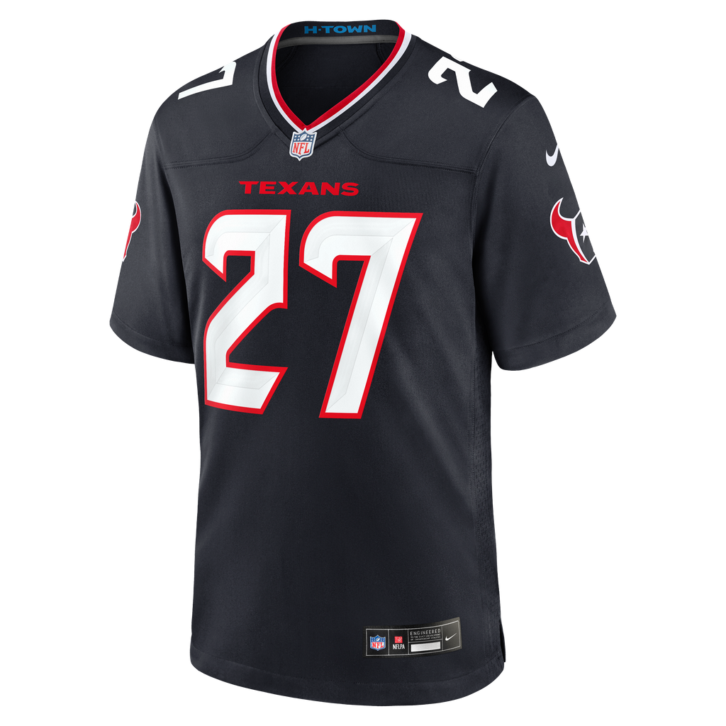 Men's Houston Texans Kamari Ramsey Nike Navy Team Game Jersey