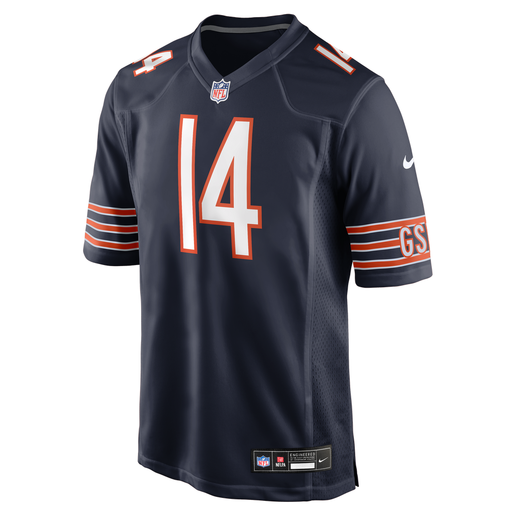 Men's Chicago Bears Kalif Raymond Nike Navy Team Game Jersey