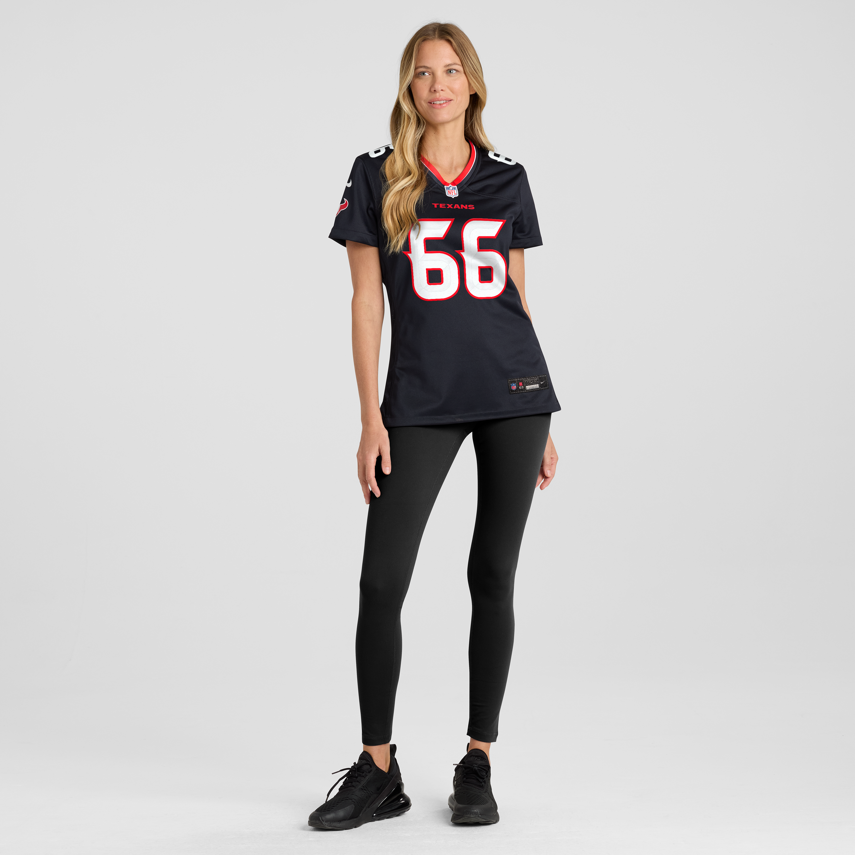 Women's Houston Texans Keylan Rutledge Nike Navy Team Game Jersey