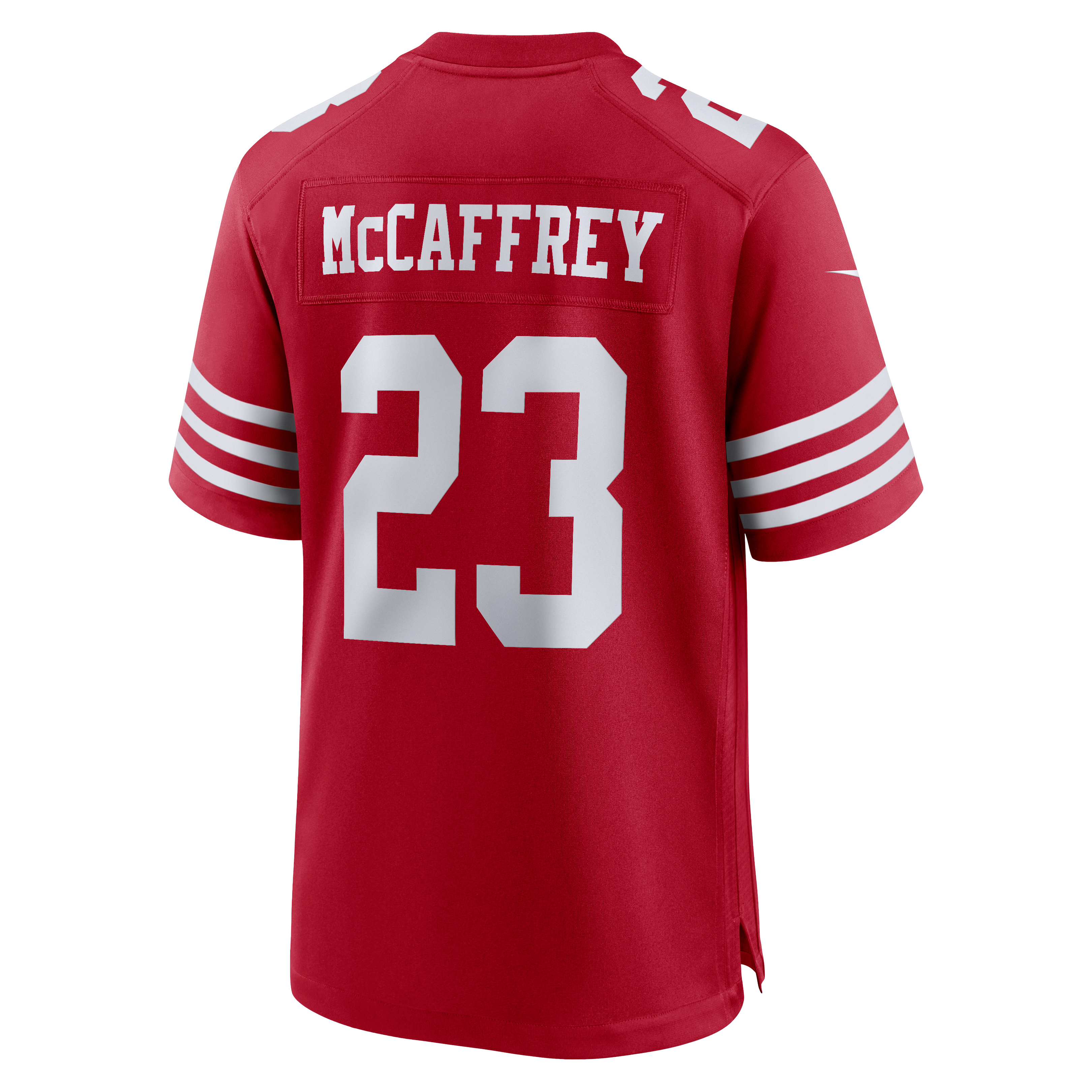 Men's San Francisco 49Ers Christian Mccaffrey Nike Scarlet 80Th Anniversary Game Jersey