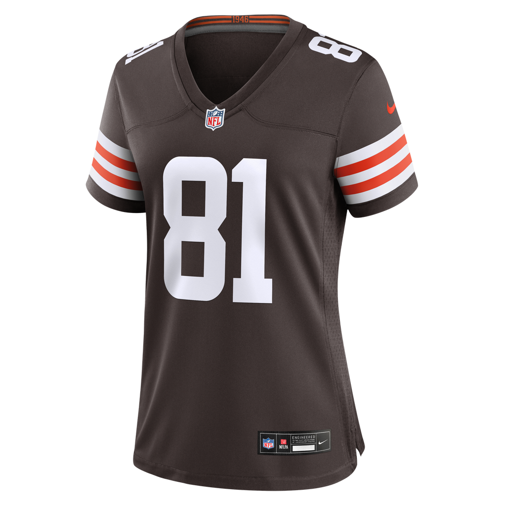 Women's Cleveland Browns Luke Floriea Nike Brown Team Game Jersey