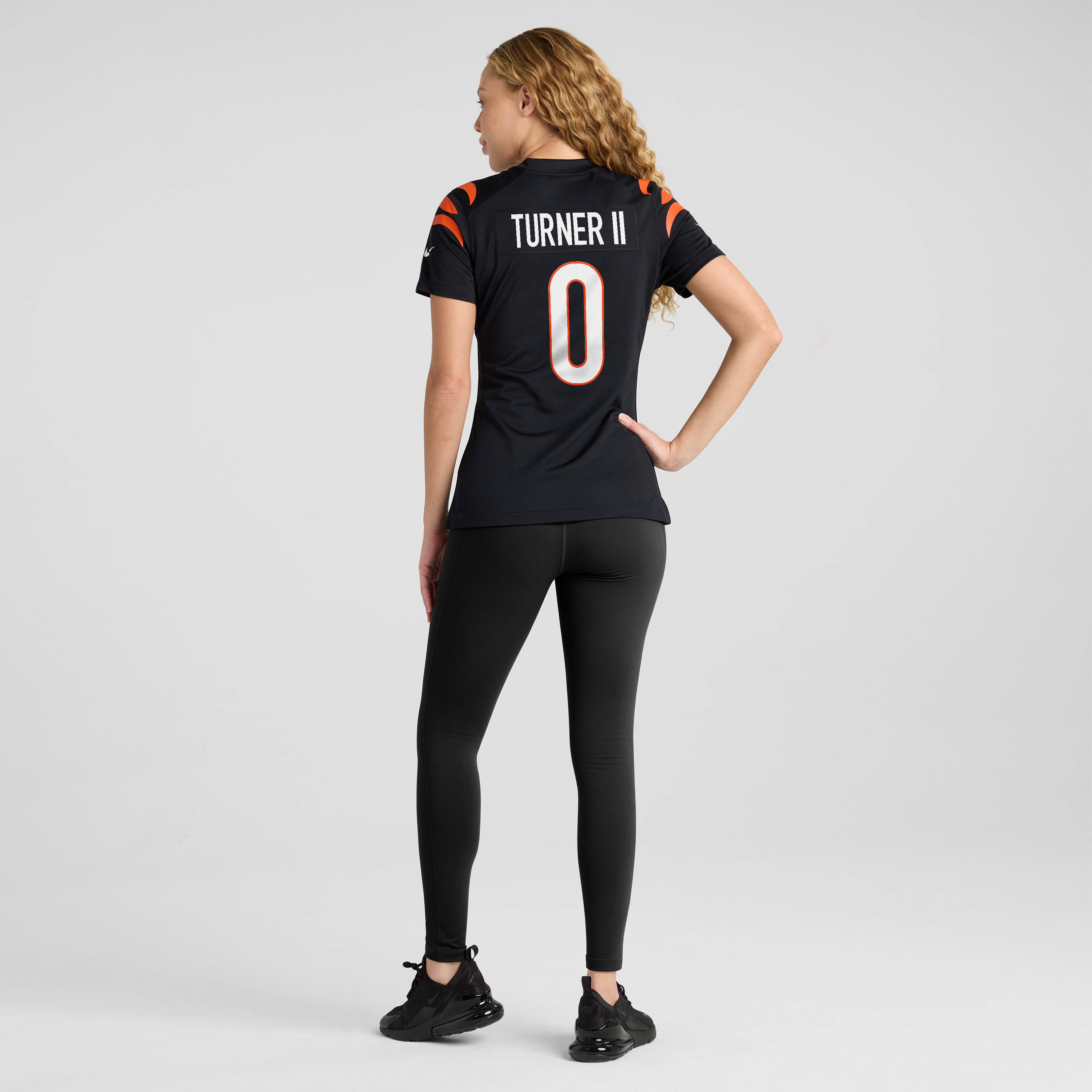 Women's Cincinnati Bengals Dj Turner Ii Nike Black Team Game Jersey