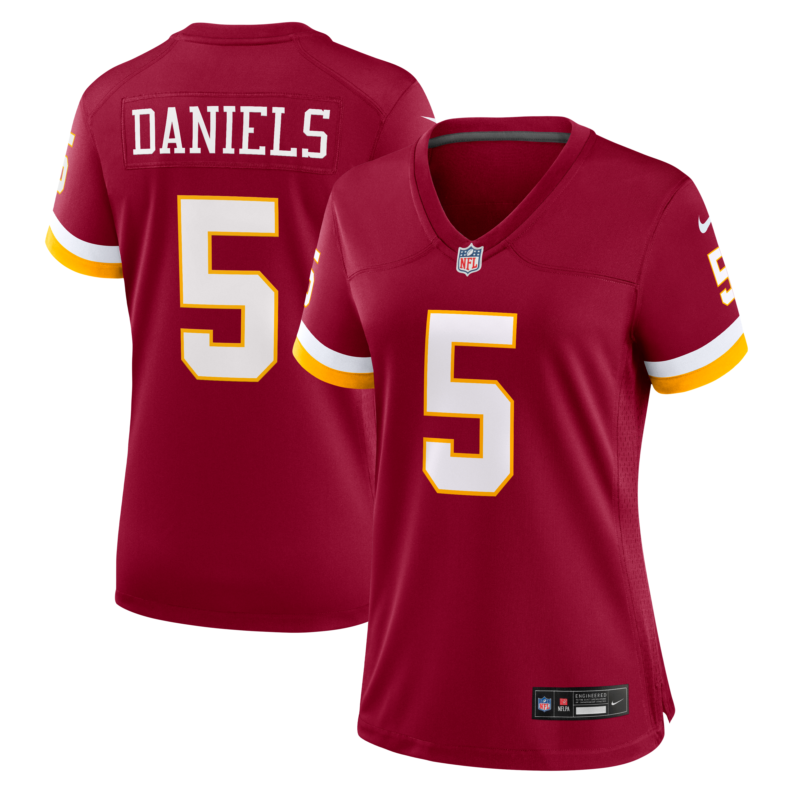 Women's Washington Commanders Jayden Daniels Nike Burgundy Game Jersey