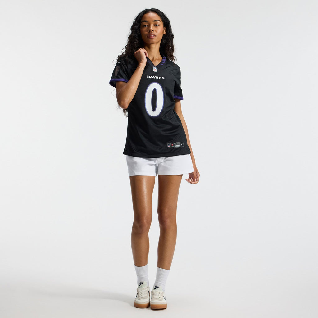 Women's Baltimore Ravens Roquan Smith Nike Black Alternate Game Jersey