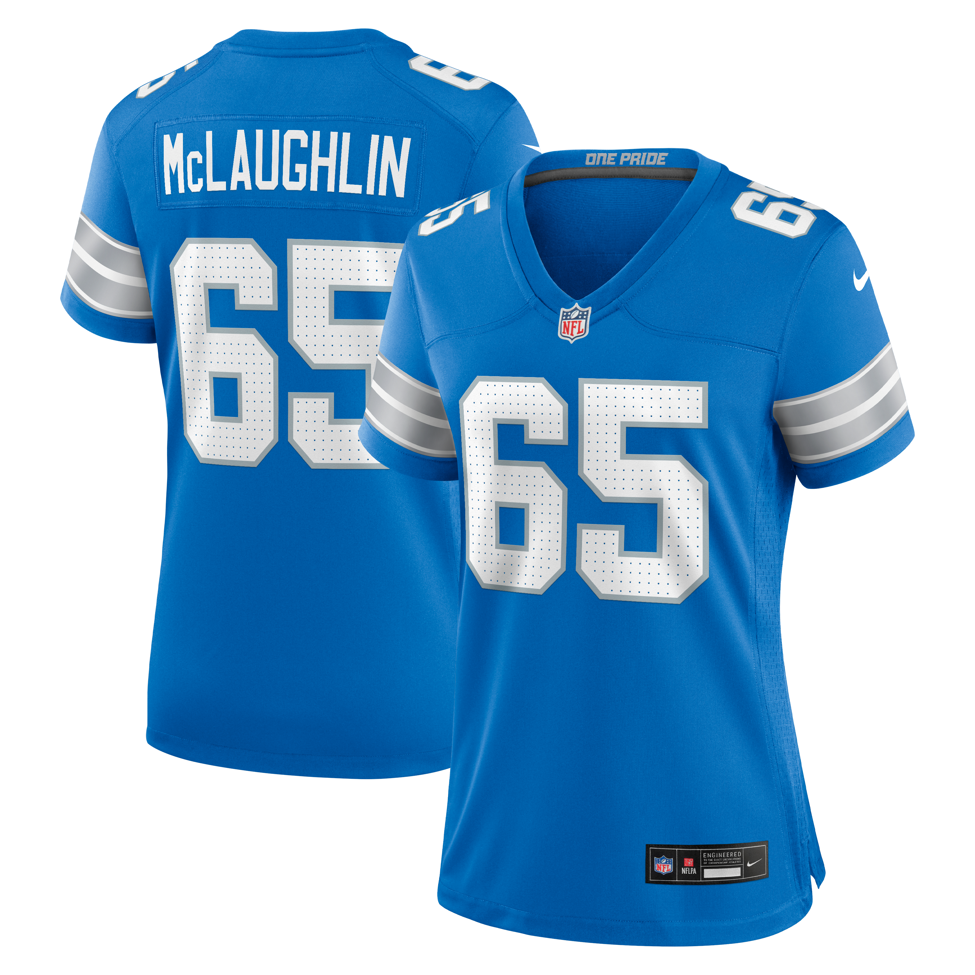 Women's Detroit Lions Seth Mclaughlin Nike Blue Team Game Jersey