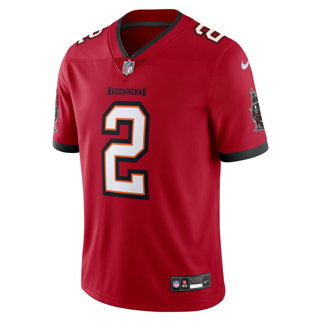 Men's Tampa Bay Buccaneers Emeka Egbuka Nike Red Vapor Untouchable Stitched Limited Jersey