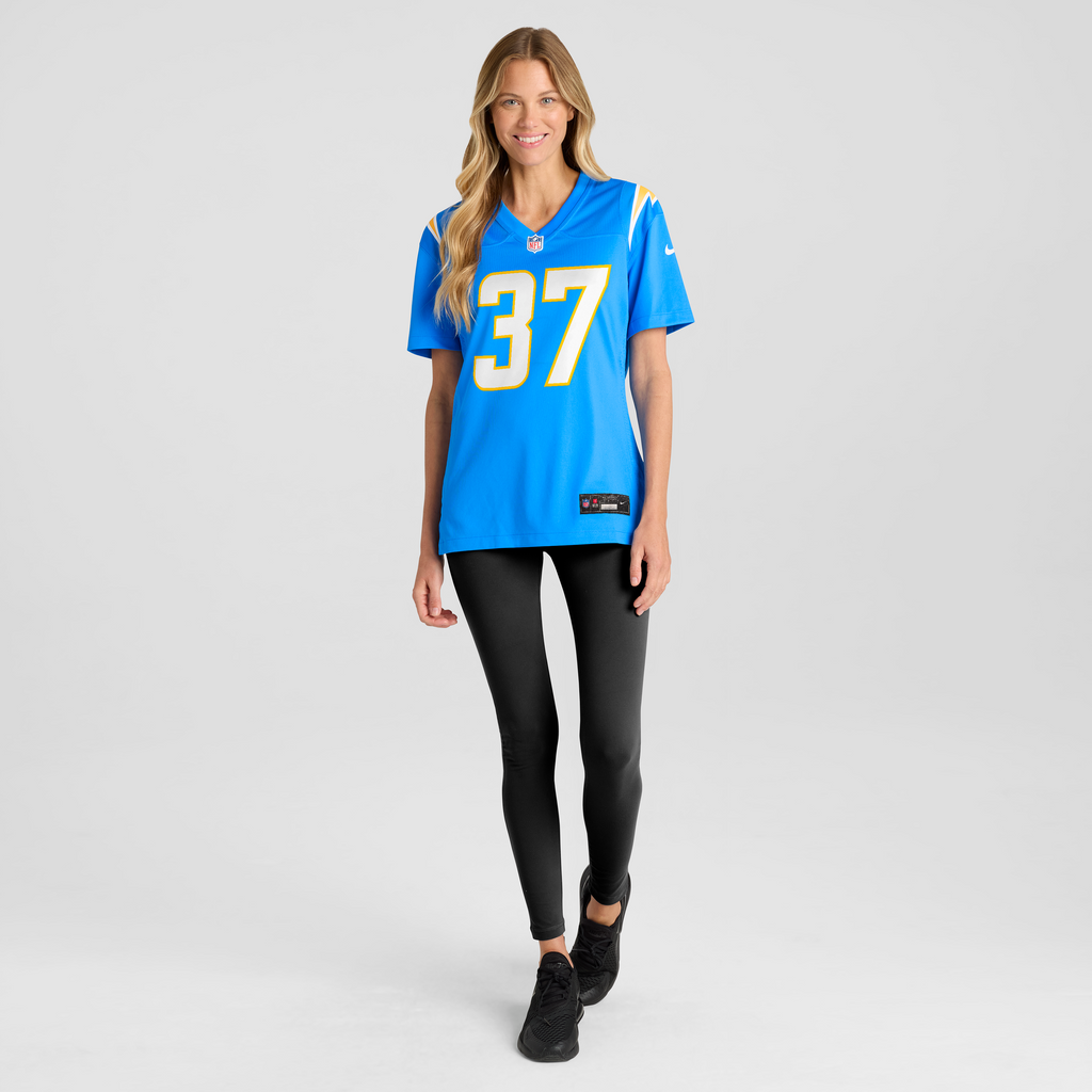 Women's Los Angeles Chargers Isas Waxter Nike Powder Blue Team Game Jersey