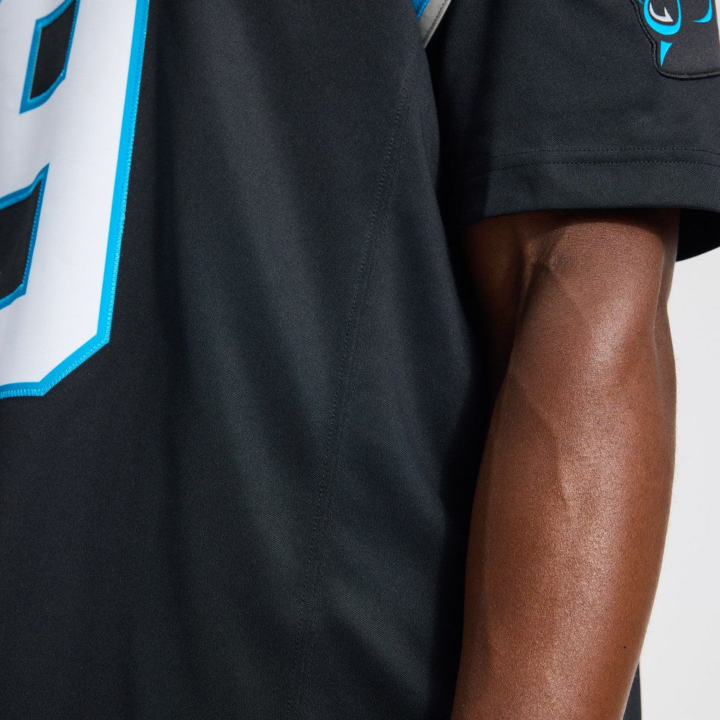 Men's Carolina Panthers Bryce Young Nike Black Team Vapor Fuse Stitched Limited Jersey
