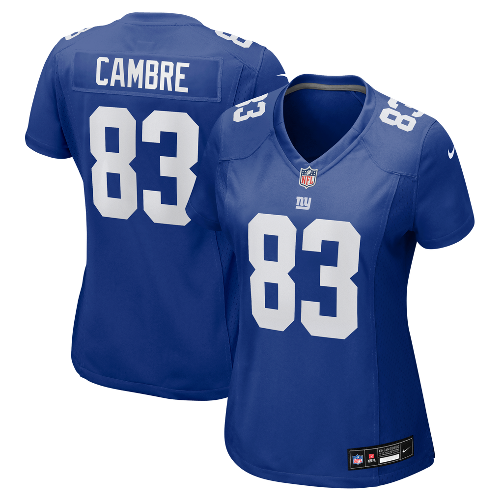 Women's New York Giants Dalen Cambre Nike Royal Team Game Jersey