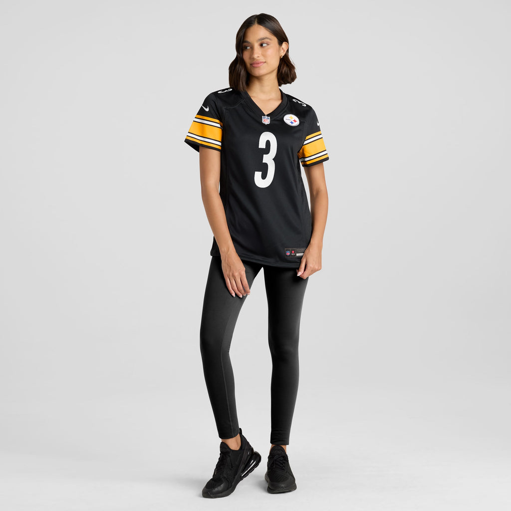 Women's Pittsburgh Steelers Jaquan Brisker Nike Black Team Game Jersey