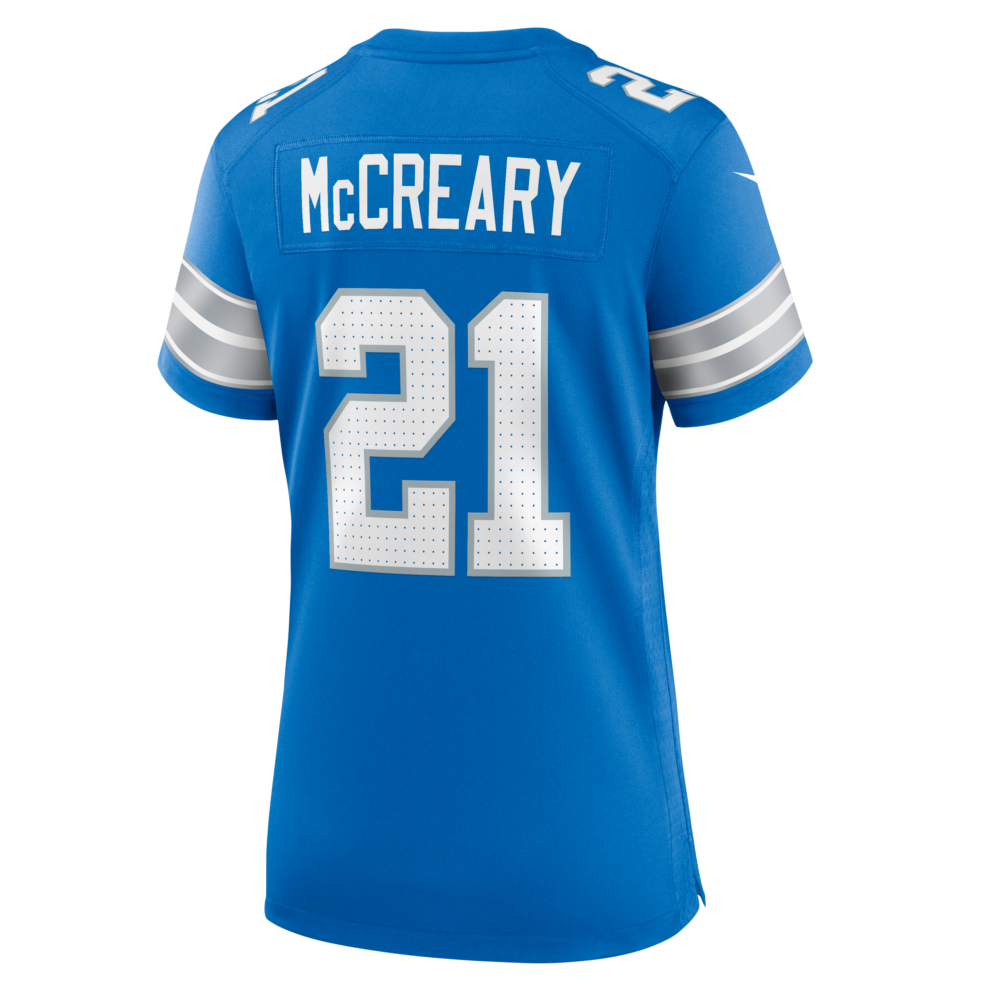 Women's Detroit Lions Roger Mccreary Nike Blue Team Game Jersey