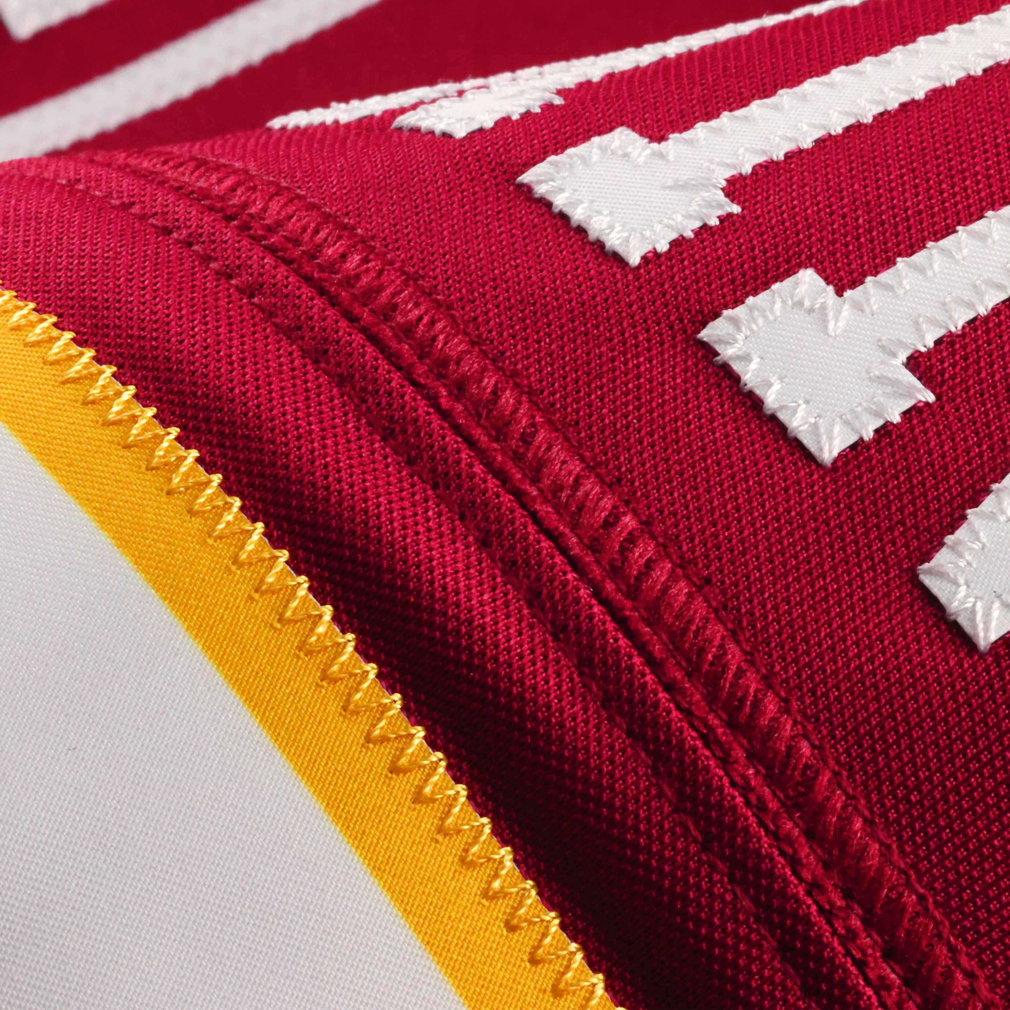 Men's Washington Commanders Mike Sainristil Nike Burgundy Team Vapor Fuse Stitched Limited Jersey