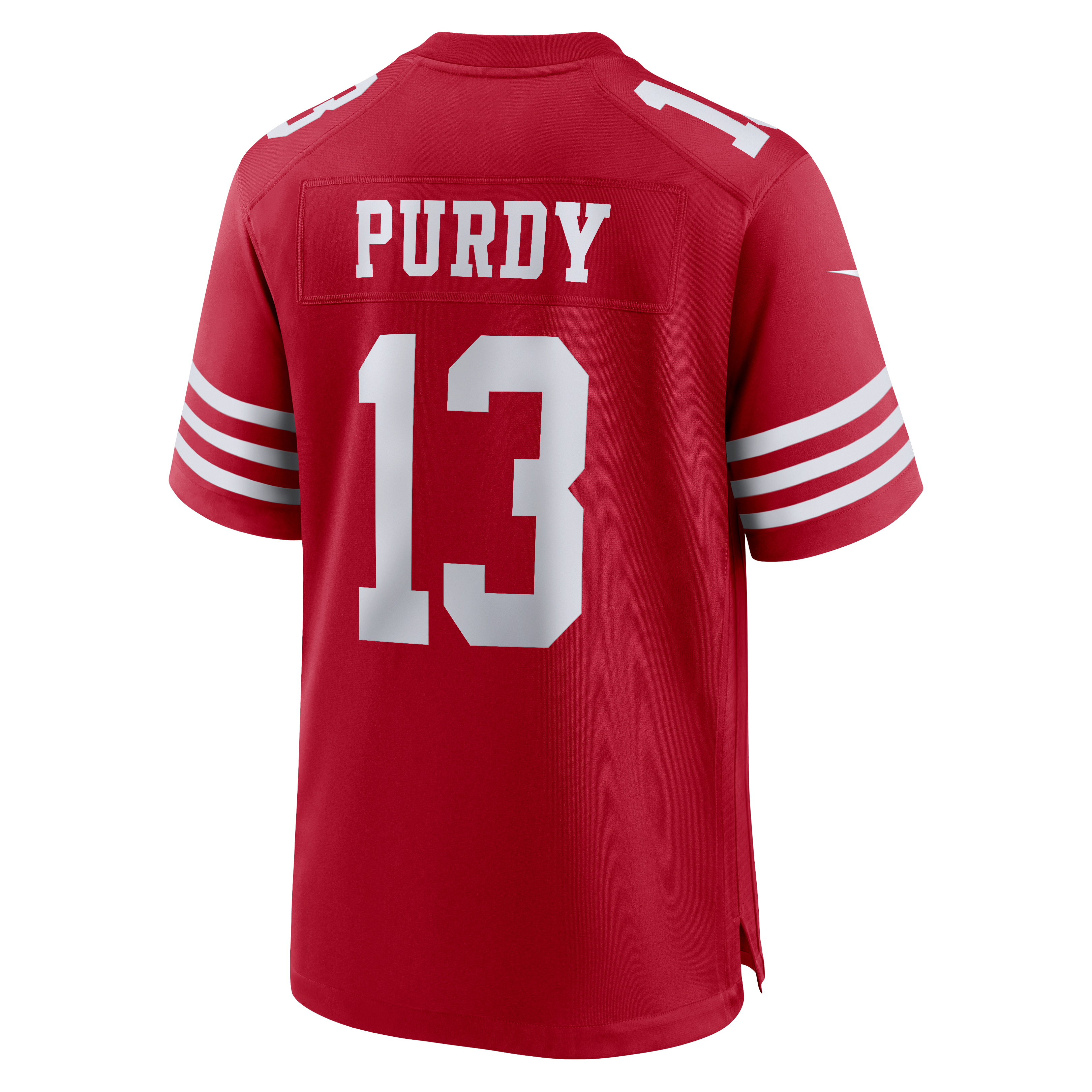 Men's San Francisco 49Ers Brock Purdy Nike Scarlet 80Th Anniversary Game Jersey