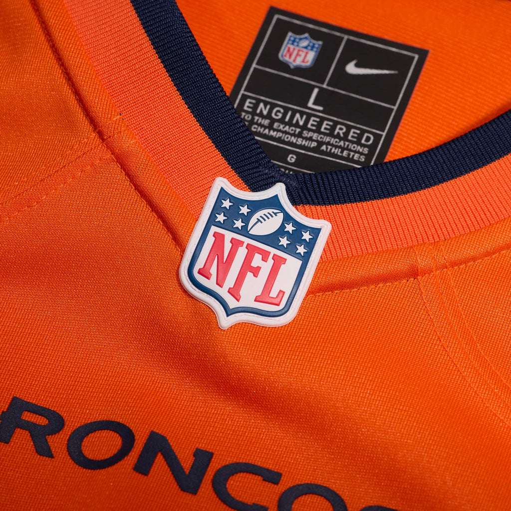 Men's Denver Broncos Tyler Onyedim Nike Orange Game Jersey