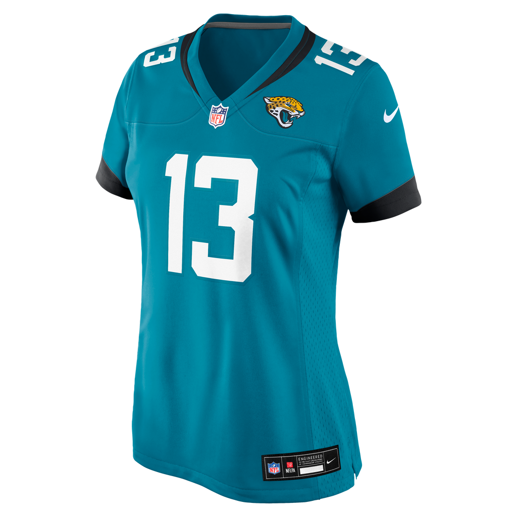 Women's Jacksonville Jaguars Tim Jones Nike Teal Team Game Jersey