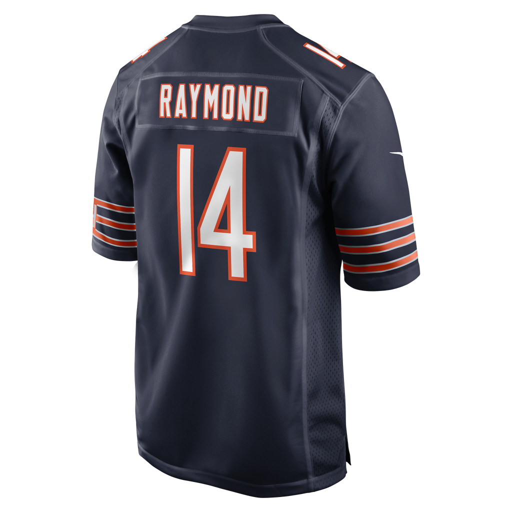Men's Chicago Bears Kalif Raymond Nike Navy Team Game Jersey