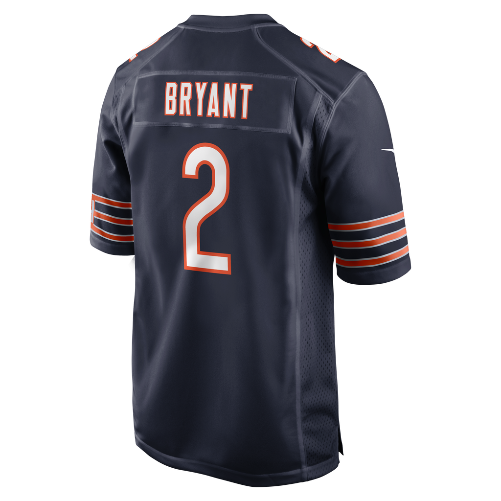 Men's Chicago Bears Coby Bryant Nike Navy Team Game Jersey