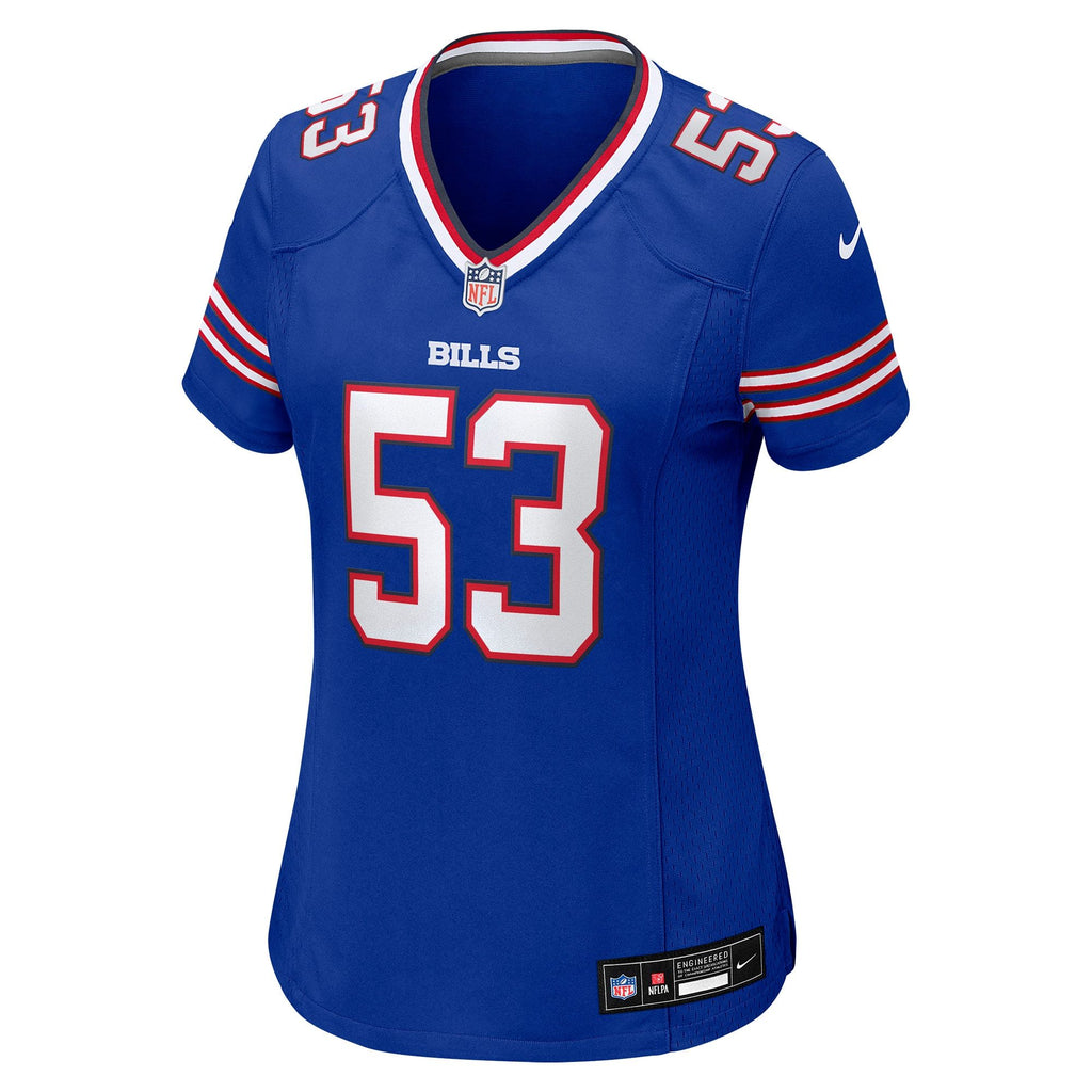 Women's Buffalo Bills Lloyd Cushenberry Iii Nike Royal Team Game Jersey