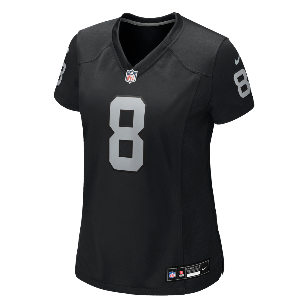 Women's Las Vegas Raiders Kirk Cousins Nike Black Team Game Jersey