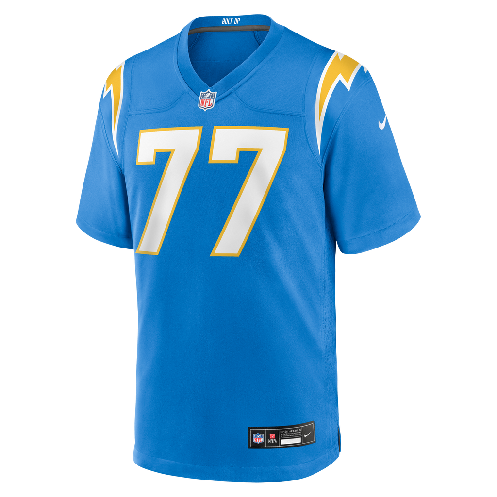Men's Los Angeles Chargers Travis Burke Nike Powder Blue Team Game Jersey