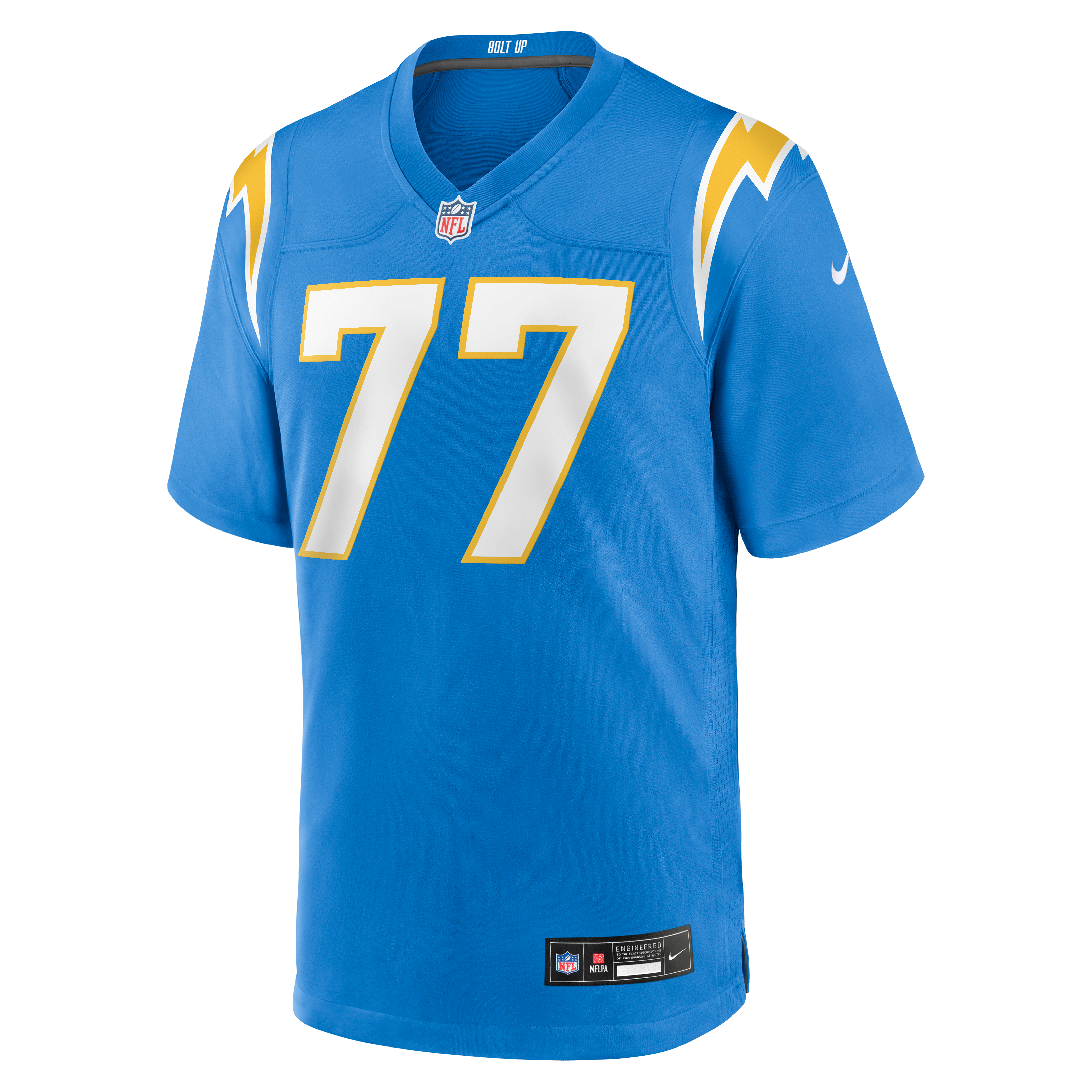 Men's Los Angeles Chargers Travis Burke Nike Powder Blue Team Game Jersey