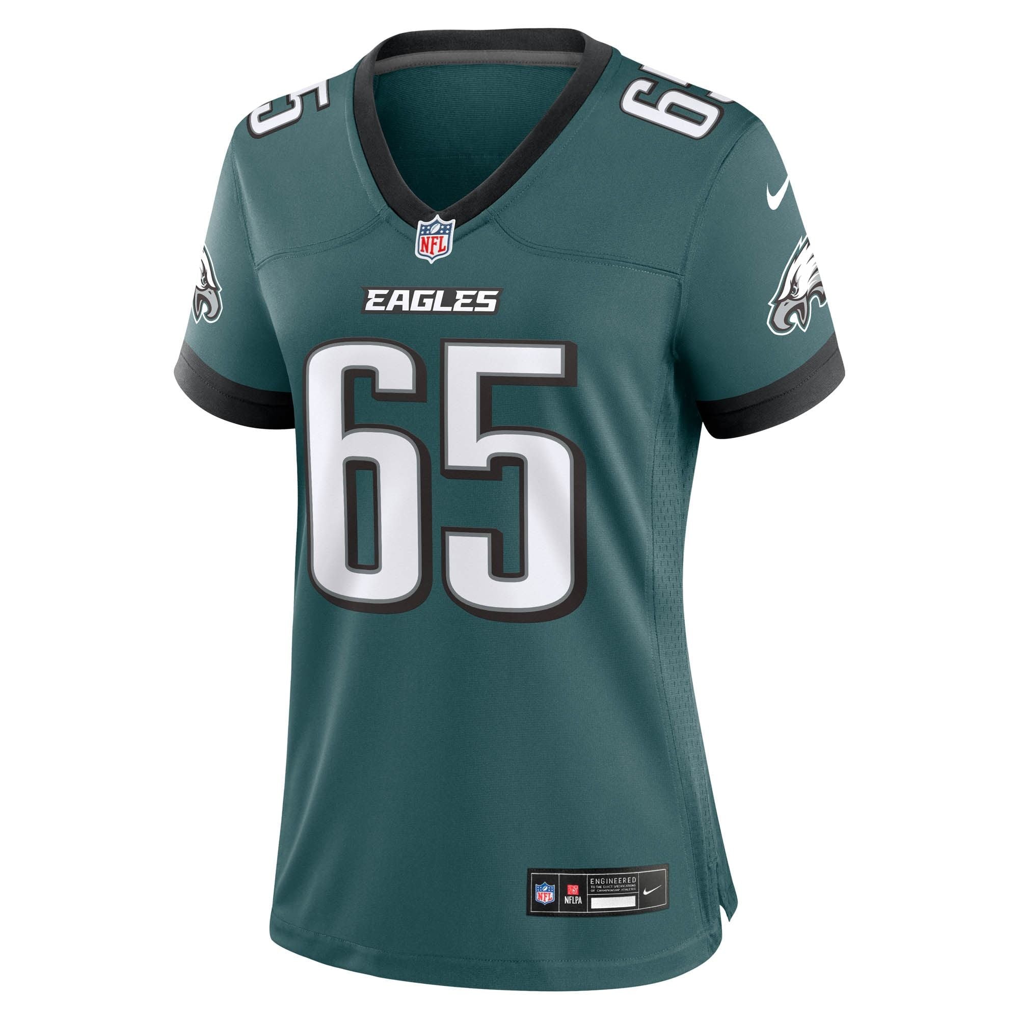 Women's Philadelphia Eagles Lane Johnson Nike Midnight Green Team Game Jersey