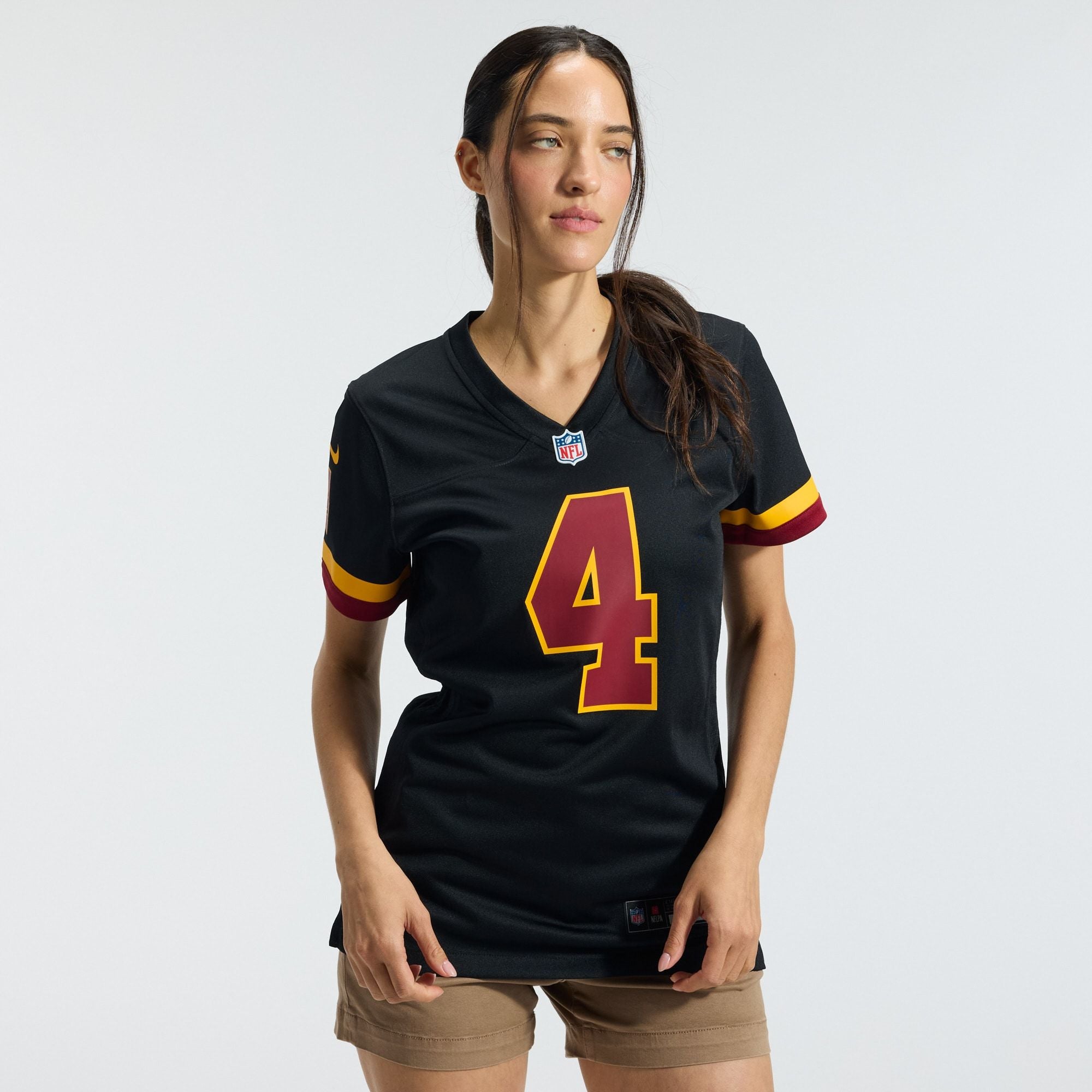 Women's Washington Commanders Frankie Luvu Nike Black Hail Raiser Alternate Game Jersey