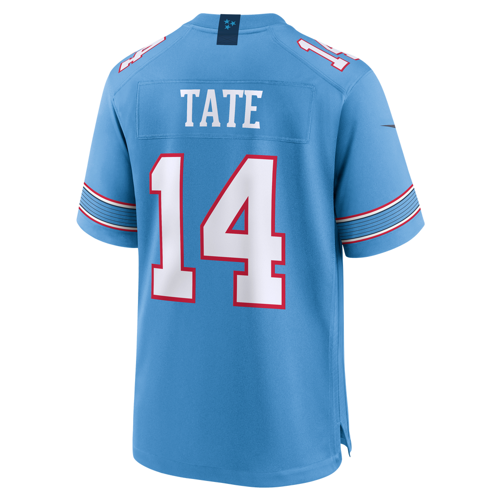 Men's Tennessee Titans Carnell Tate Nike Light Blue 2026 Nfl Draft First Round Pick No 4 Team Game Jersey
