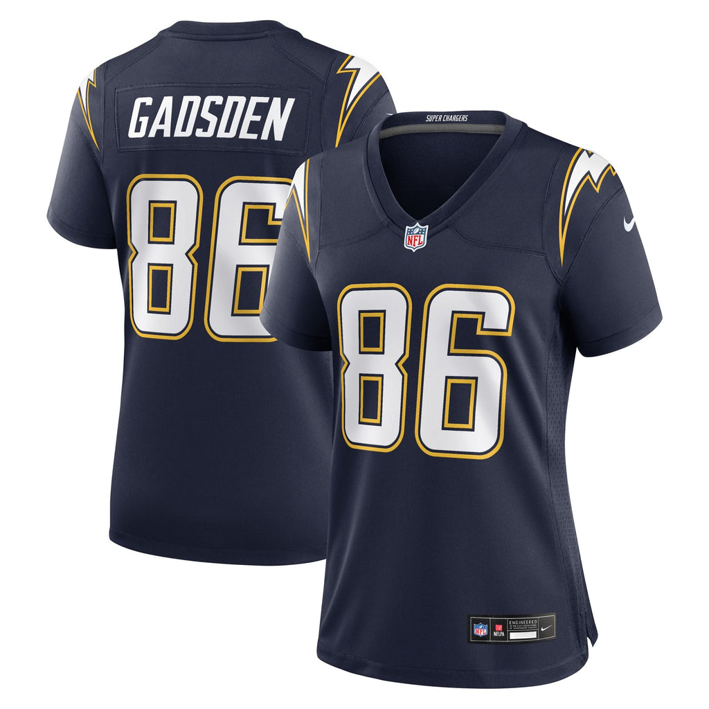 Women's Los Angeles Chargers Oronde Gadsden Nike Navy Alternate 2 Super Chargers Game Jersey