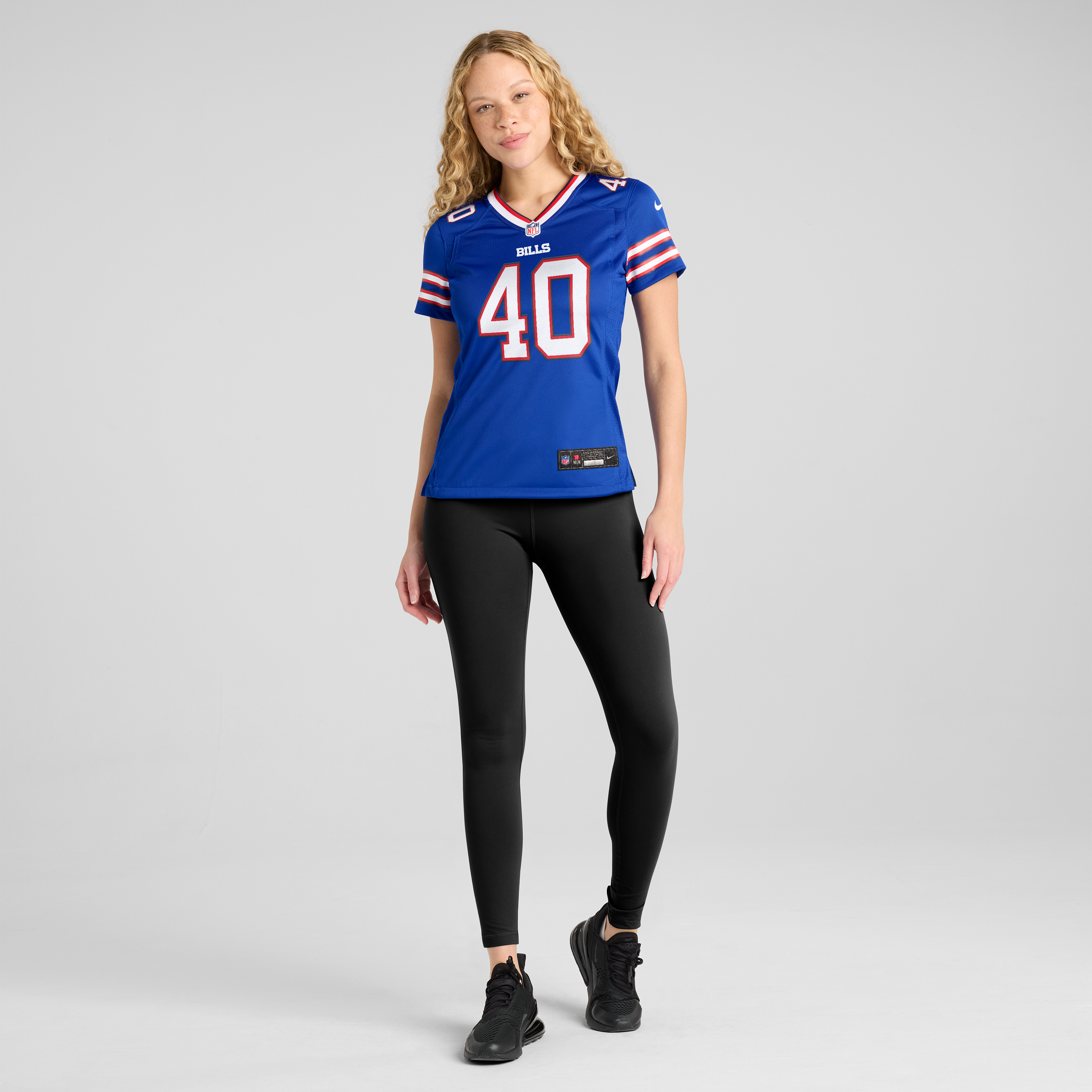 Women's Buffalo Bills Matthew Wright Nike Royal Team Game Jersey